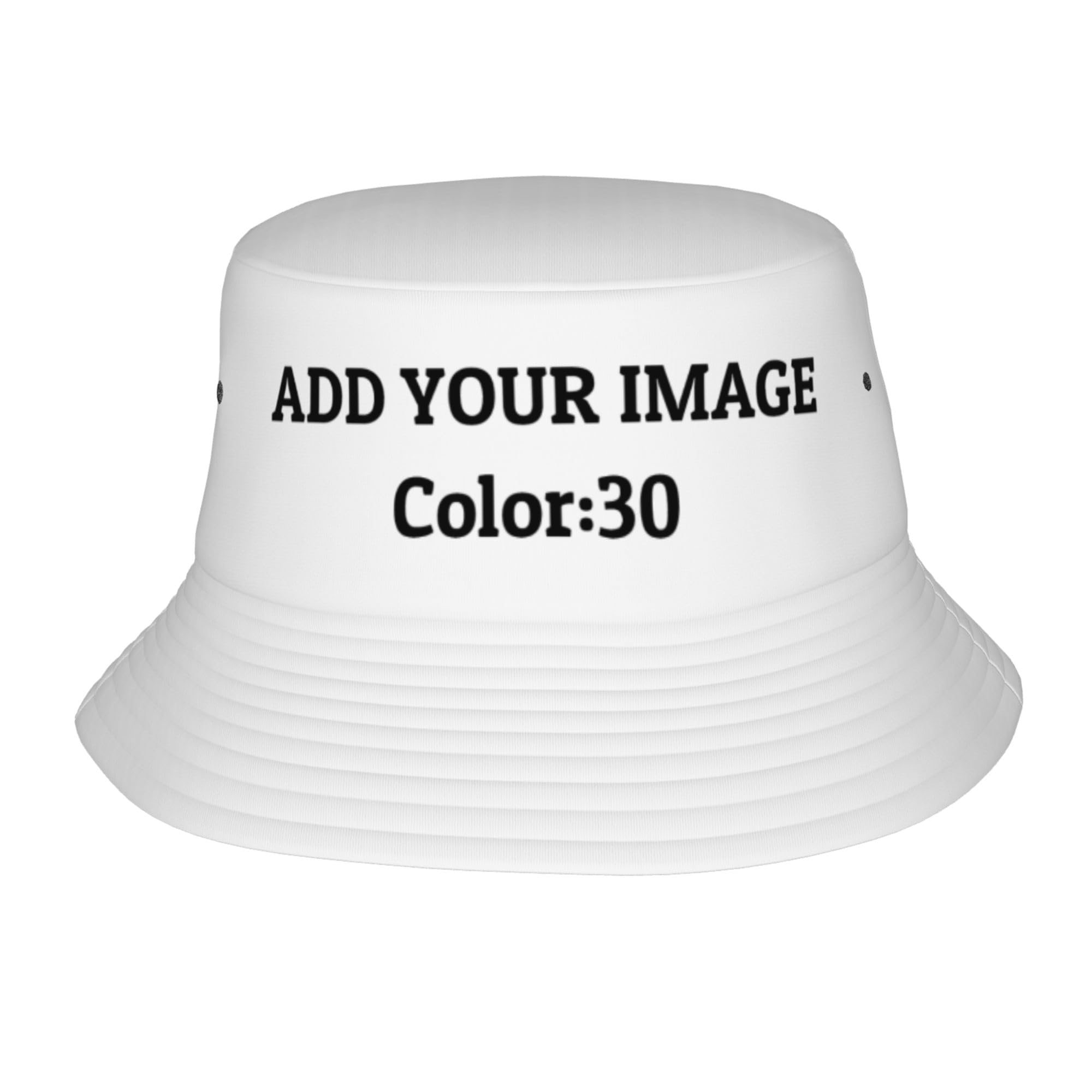 Custom Bucket Hats with Text & Logo - Personalized Funny Men's Hats - Unique Gift for Beach, Fishing & Outdoor Activities