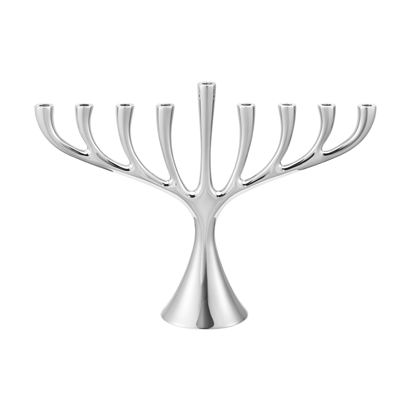 Georg Jensen Cobra Floor Candleholder Set of 3 - Modern Silver Candle Holders for Home Decor, Wedding & Event Lighting