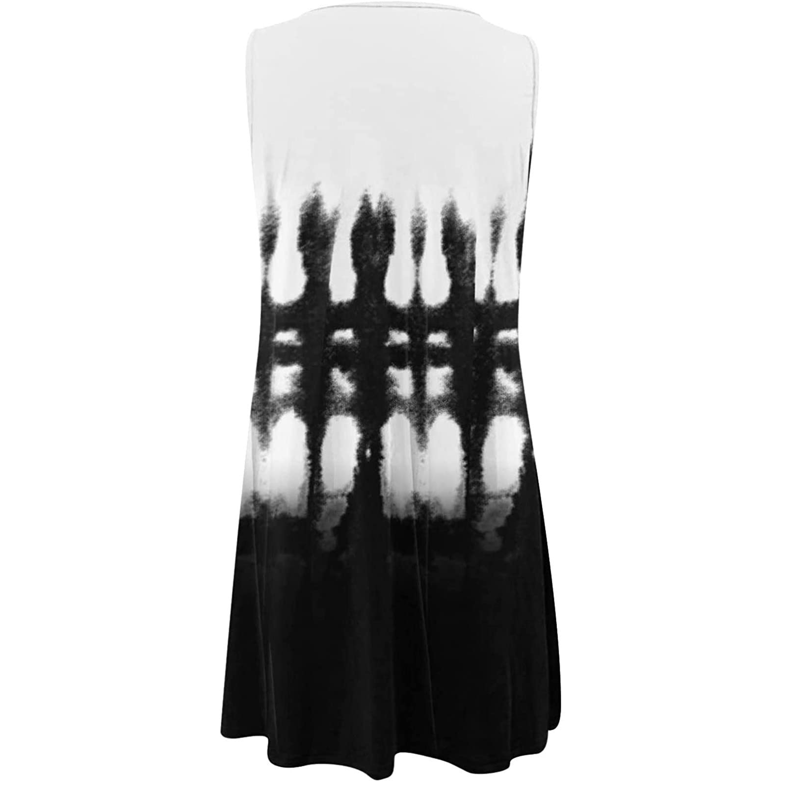 Women's Summer Dresses 2022 - Floral Printed Casual Sleeveless Tank Dress with Hollow Out Design (Sizes S-2XL) | Perfect for Beach Vacations, Outdoor Parties & Summer Getaways