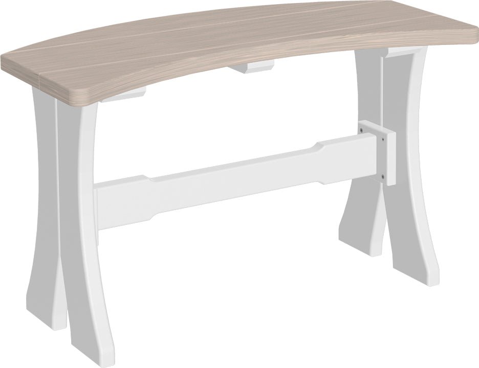 LuxCraft 28-Inch Modern Wooden Table Bench - Sturdy Dining Bench Seat for Kitchen, Entryway, or Bedroom - Perfect for Farmhouse, Rustic, and Contemporary Home Decor