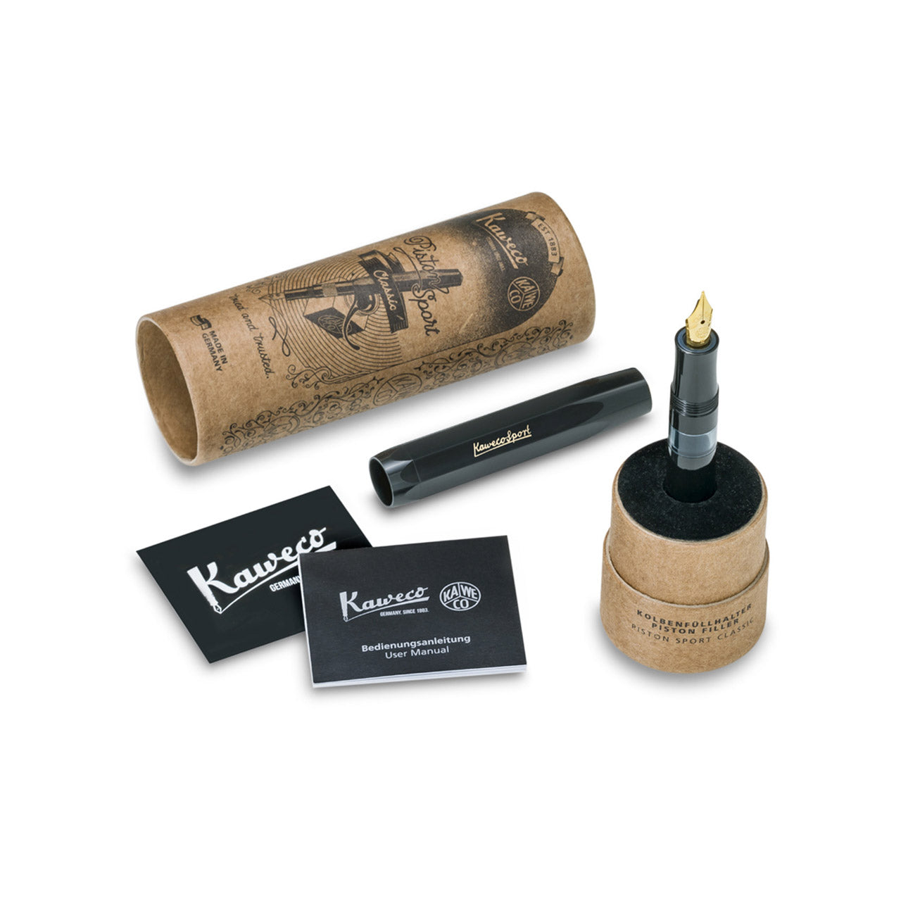 Classic Sport Piston Filler Fountain Pen - Premium Writing Instrument for Calligraphy, Journaling & Office Use