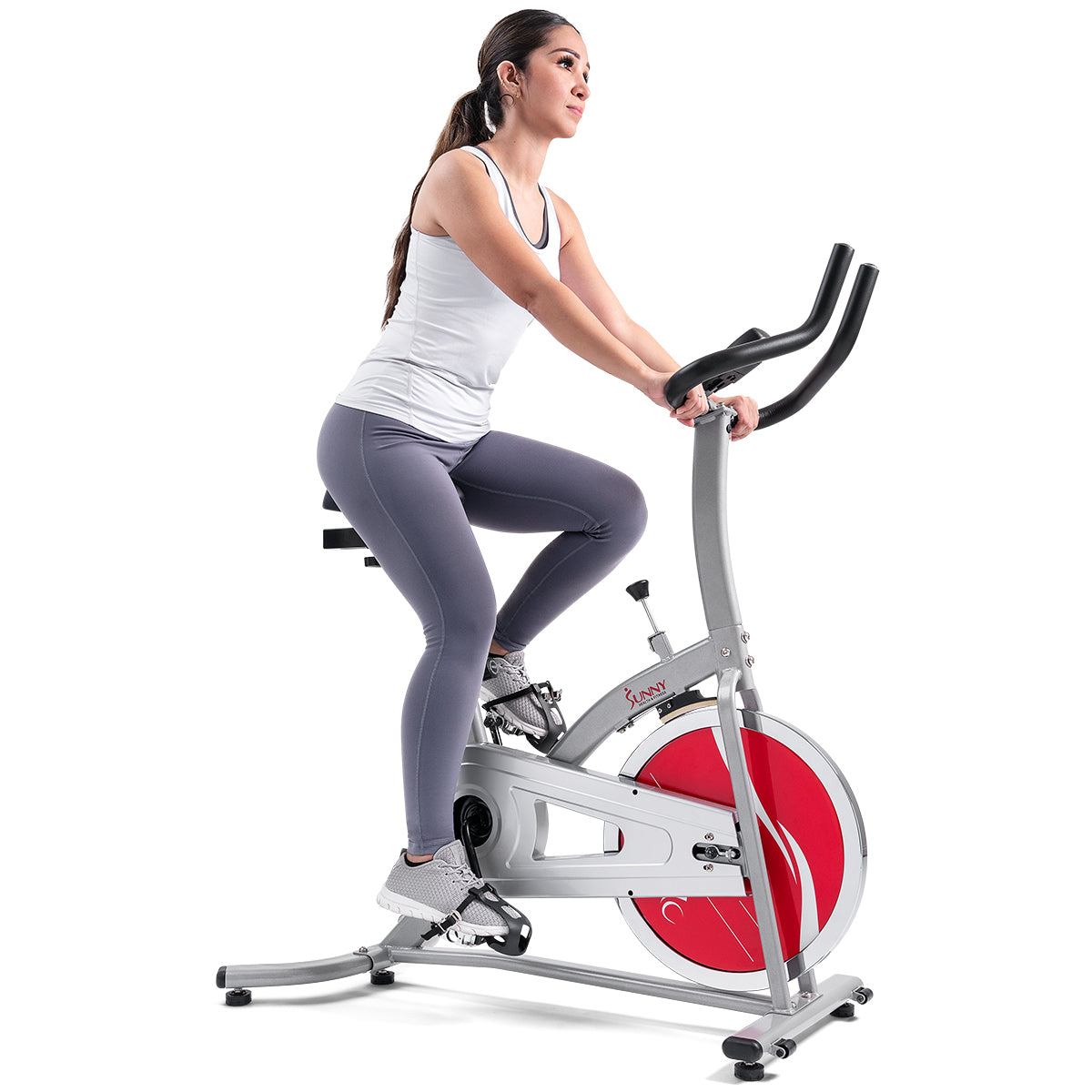 Premium Indoor Cycling Stationary Exercise Bike with Chain Drive - Perfect for Home Gym, Cardio Workouts & Spin Classes