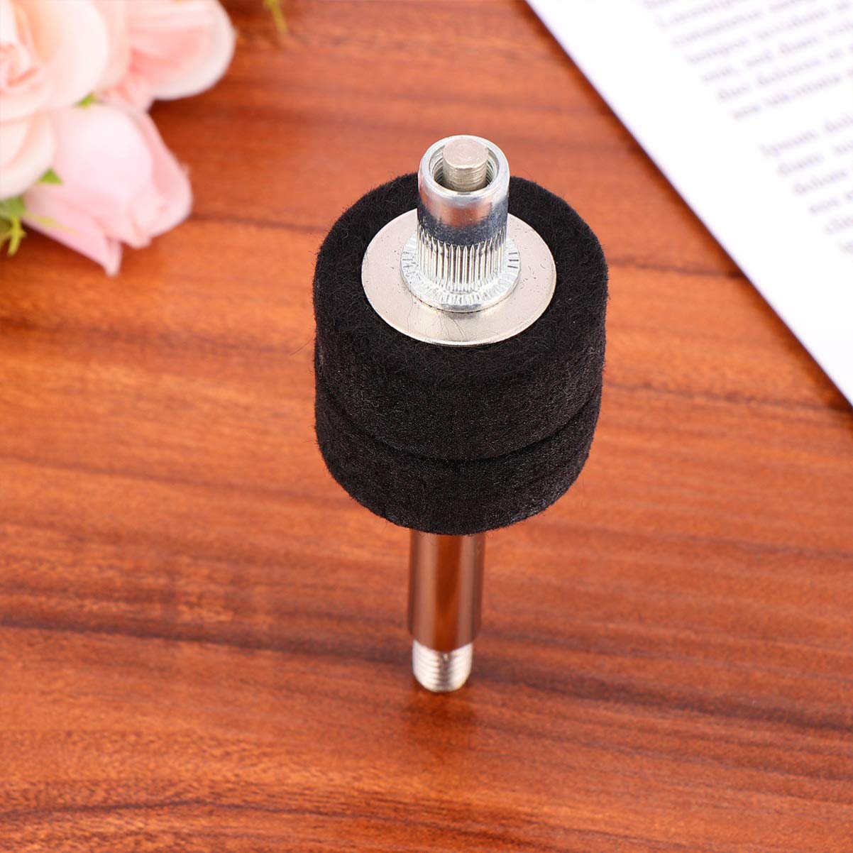 Premium Cymbal Arm Accessories Kit - Cymbal Stacker Attachment, Screw, Stand, Felt & Clamp for Drum Set | Thin & Durable Musical Instrument Supplies | Perfect for Live Performances & Studio Recording