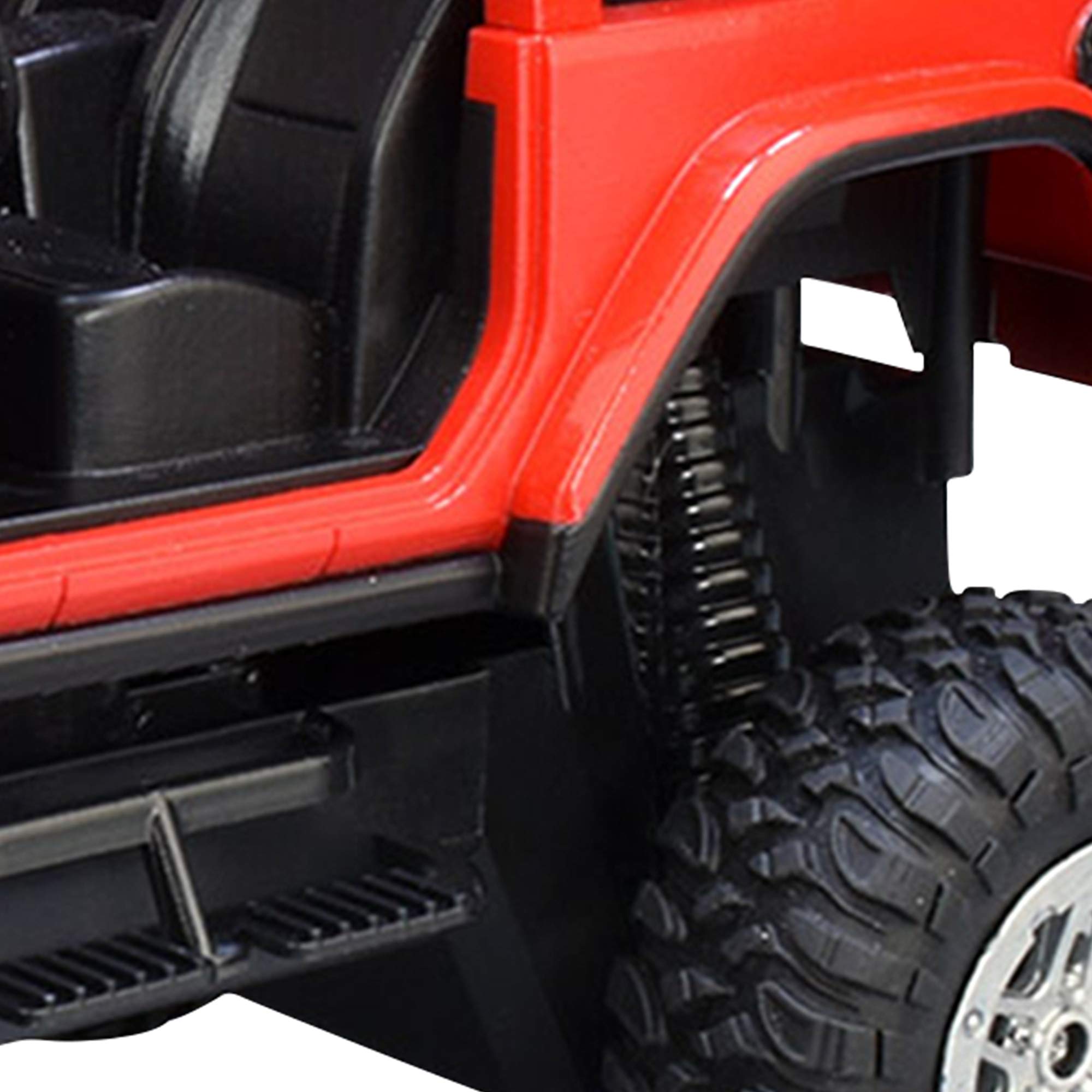 1:16 Scale RC Truck Jeep Rubicon - 2.4GHz Remote Control Car with Rechargeable Battery & Fast Charger | Off-Road High Speed Hobby Vehicle for Kids & Adults | Perfect for Backyard Racing, Trail Adventures & Indoor Play | Ages 6+