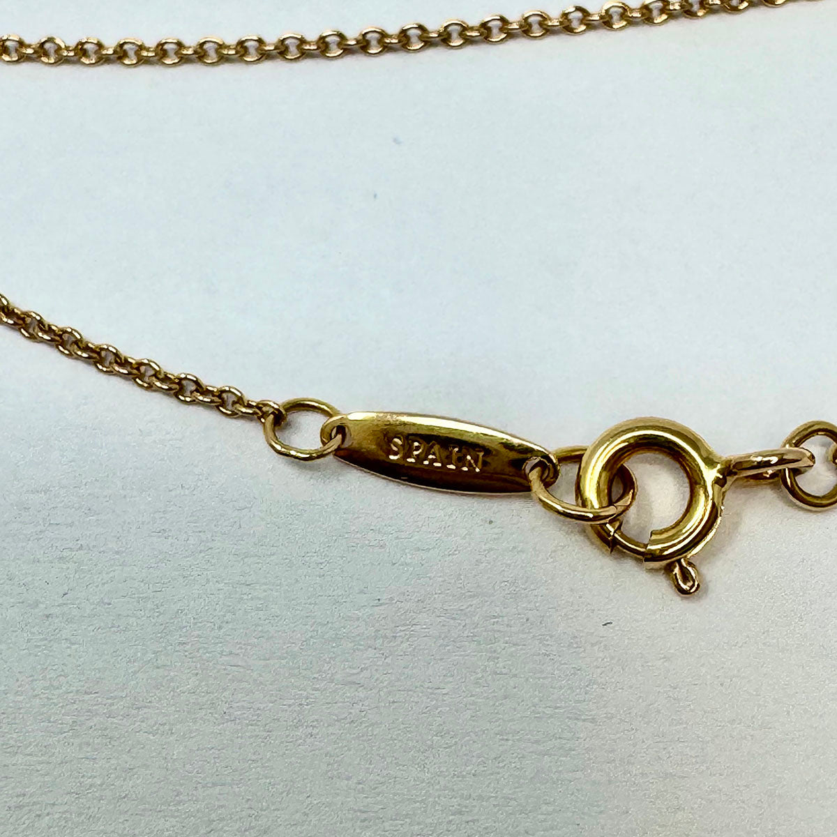 Vintage Tiffany & Co. 18K Rose Gold Diamond by the Yard Necklace - Elegant Dainty Chain for Women, Perfect for Weddings, Anniversaries & Special Occasions