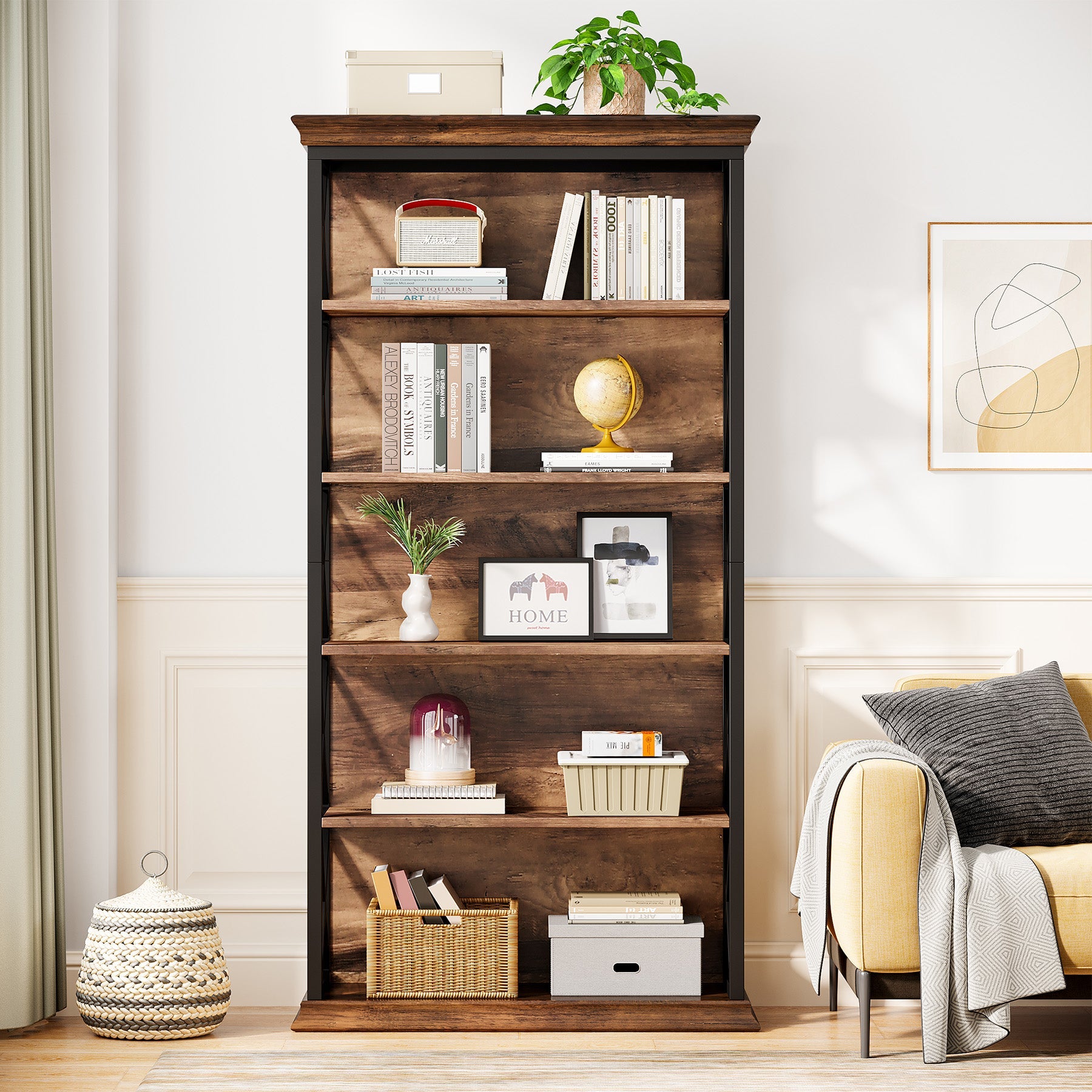 6 Tier Bookshelf - 70.87