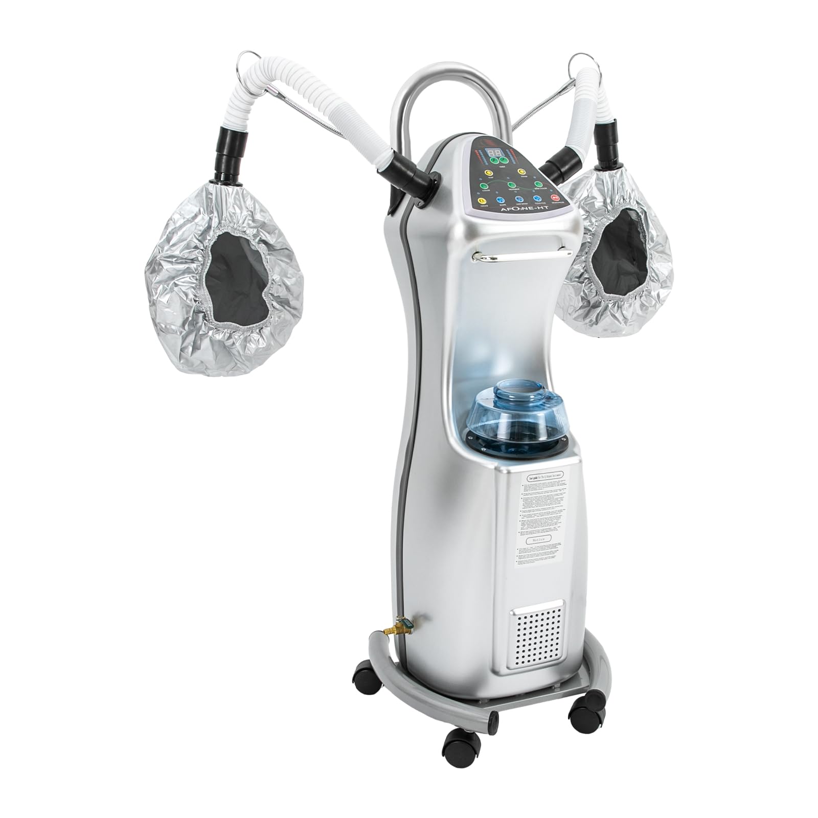 650W Professional Standing Hair Steamer with Wheels - Hooded Hair Dryer & Micro Mist Steamer for Salon & Home Use | Deep Conditioning Treatment for Dry, Damaged Hair | Perfect for Salons, Spas & At-Home Hair Care