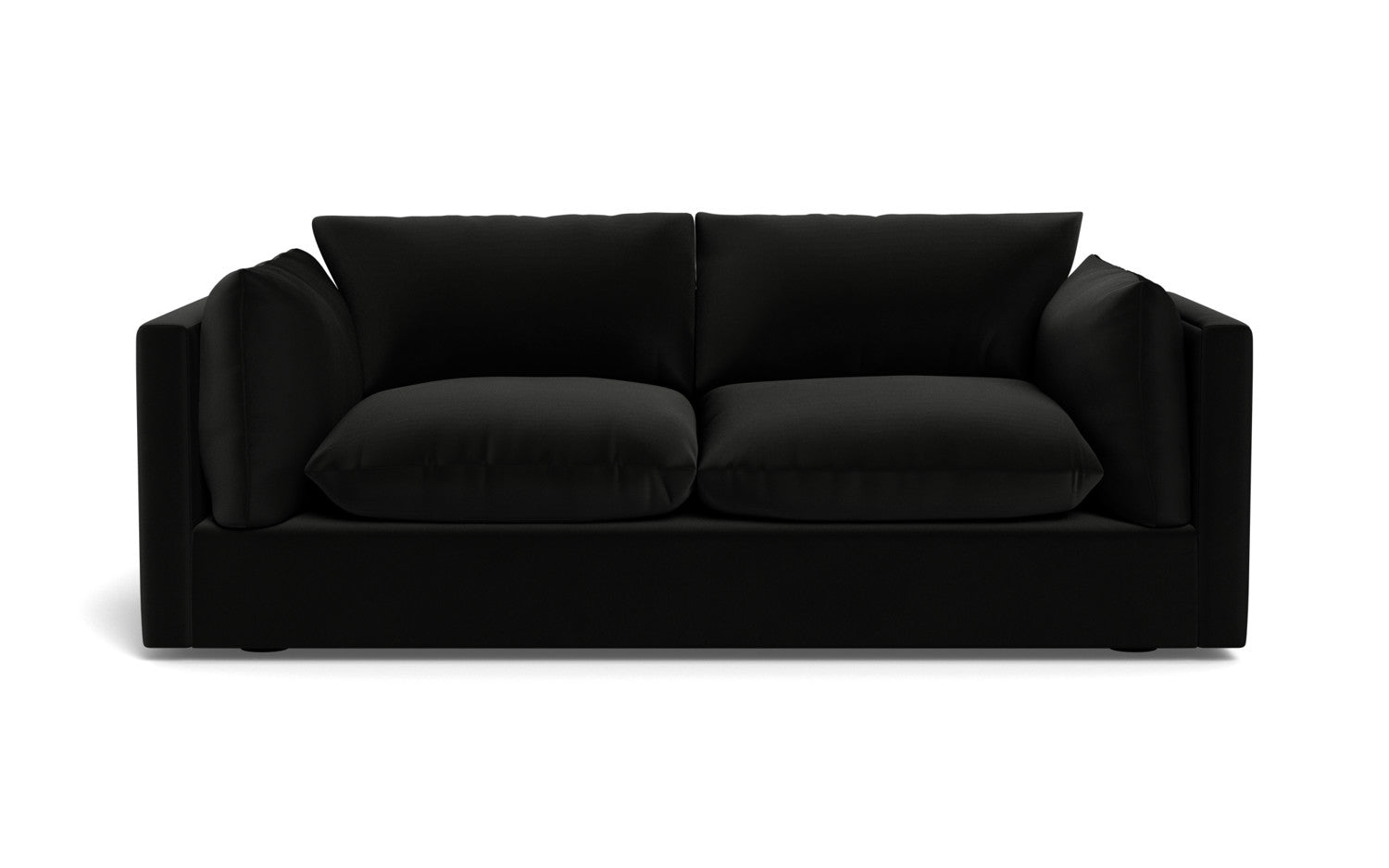 Soco 79 Loveseat Sofa - Modern 2-Seater Couch for Small Spaces, Living Room, Apartment, and Office - Comfortable Upholstered Fabric with Sturdy Wooden Frame