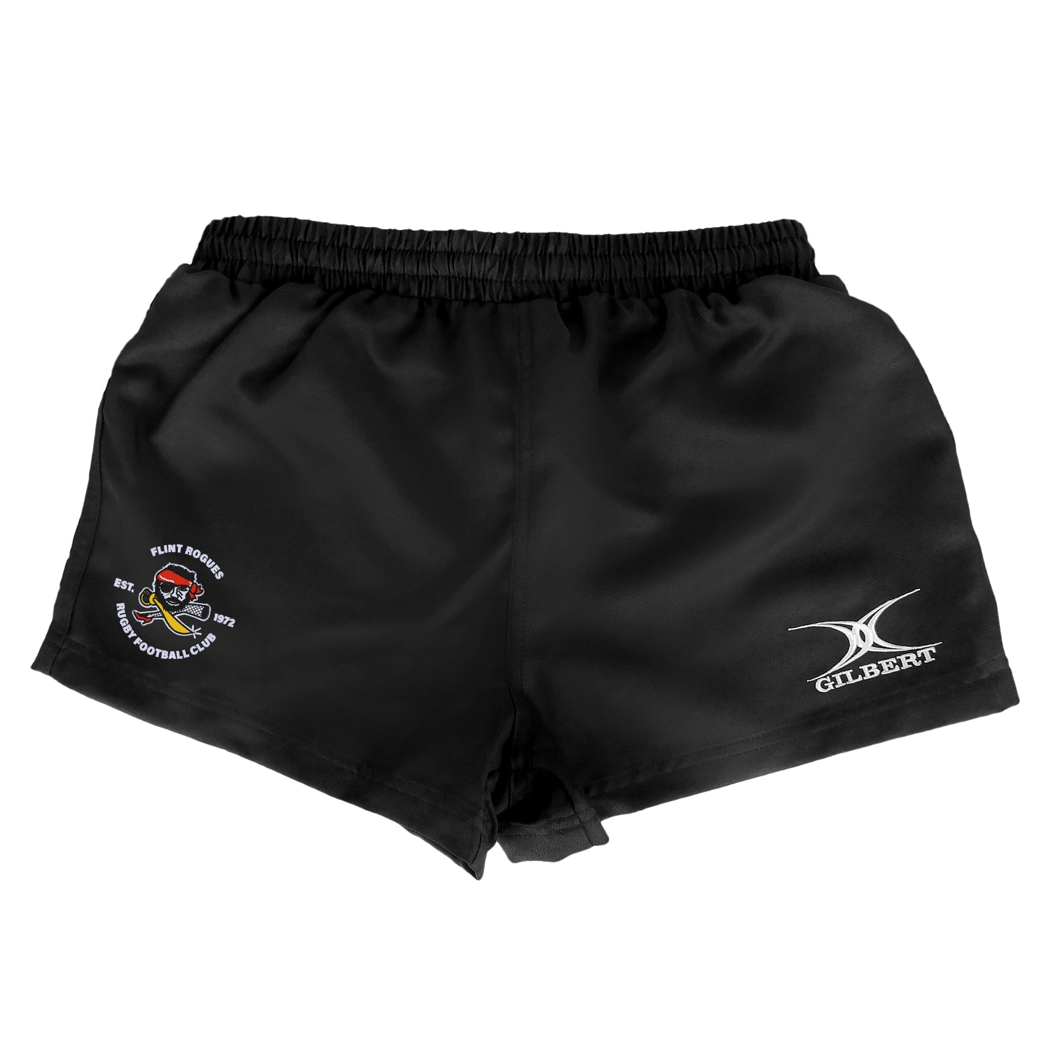 Flint Rogues RFC Gilbert Saracen Rugby Shorts - Men's Breathable Athletic Shorts for Rugby Training & Match | Perfect for Sports, Gym & Casual Wear