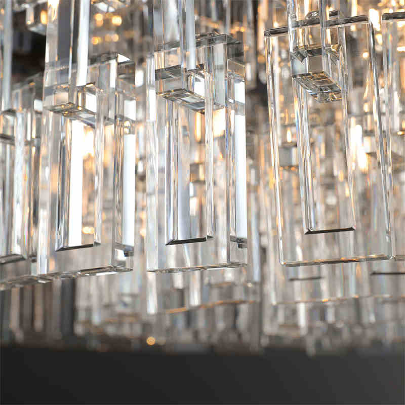 Melody K9 Crystal Round Chandelier - Elegant Ceiling Light Fixture for Living Room, Bedroom & Kitchen Island | Perfect for Dining Areas, Entryways & Home Decor