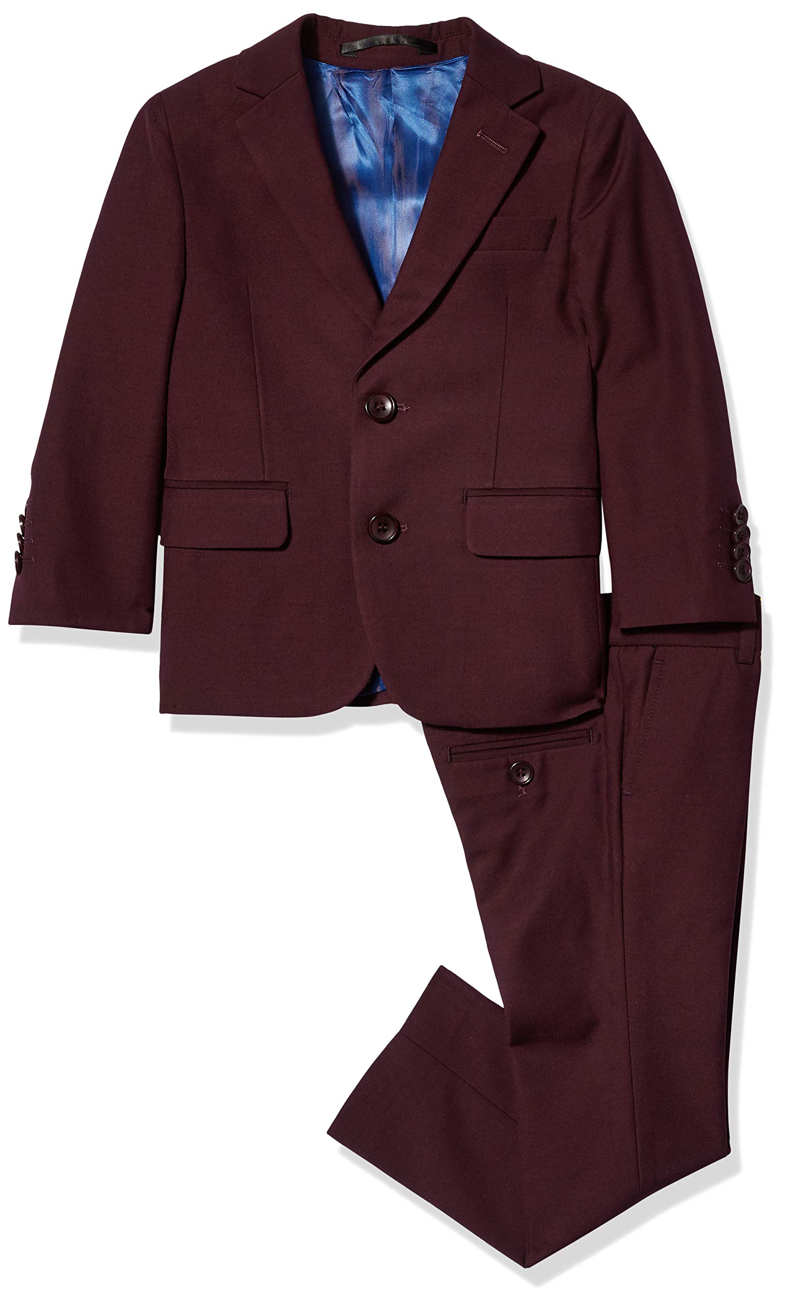 Isaac Mizrahi Boys' 2-Piece Slim Fit Wool Blend Suit Set - Formal & Special Occasion Outfit for Weddings, School Events & Parties