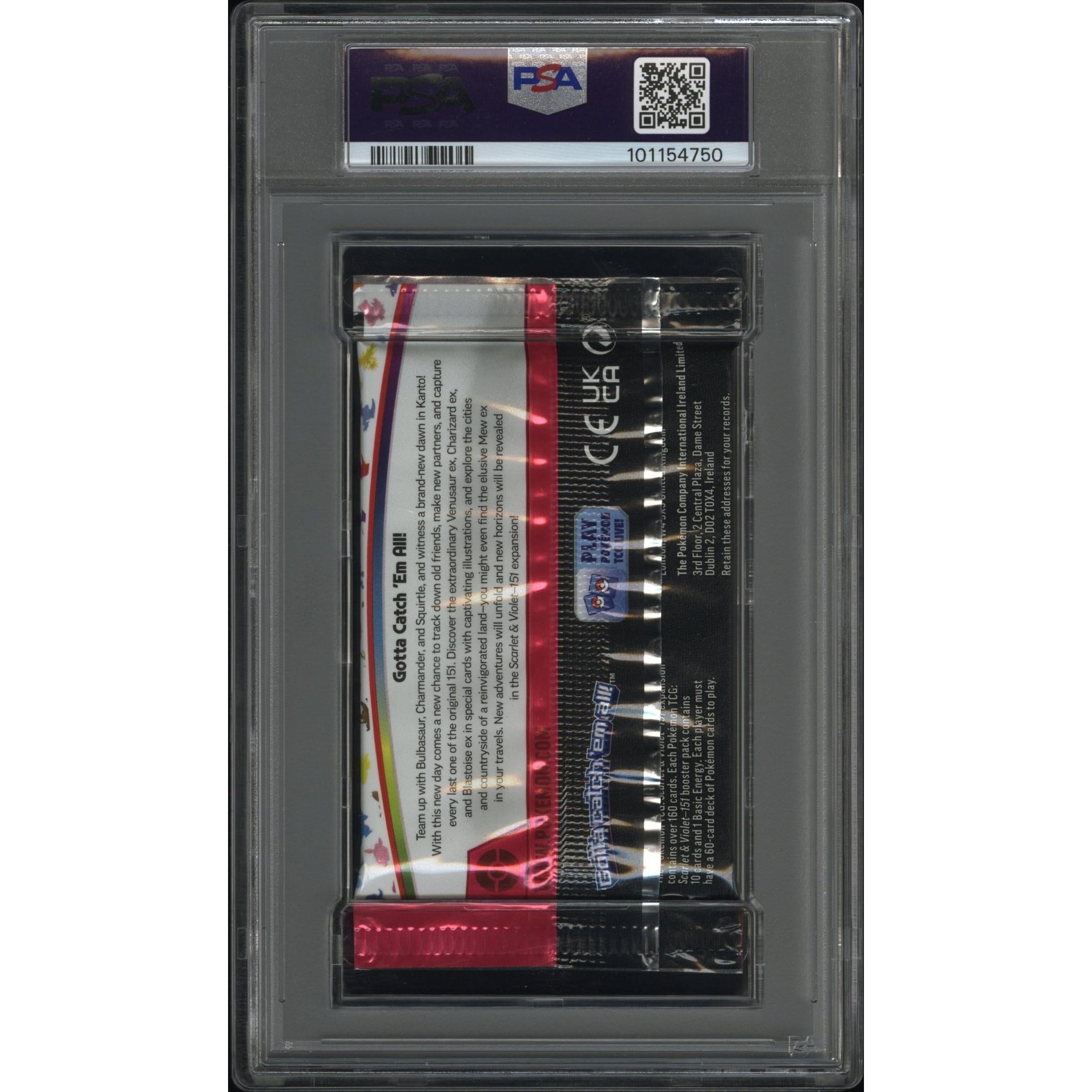 2023 Pokemon Scarlet & Violet 151 Booster Pack PSA 10 - Rare Collectible Trading Cards for Gamers & Investors | Perfect for Pokemon TCG Battles, Collection Displays & Investment Portfolios