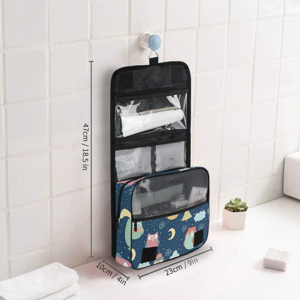Waterproof Hanging Travel Toiletry Bag for Men & Women - Large Cosmetic Organizer with Multiple Pockets - Perfect for Bathroom, Gym, Camping & Business Trips