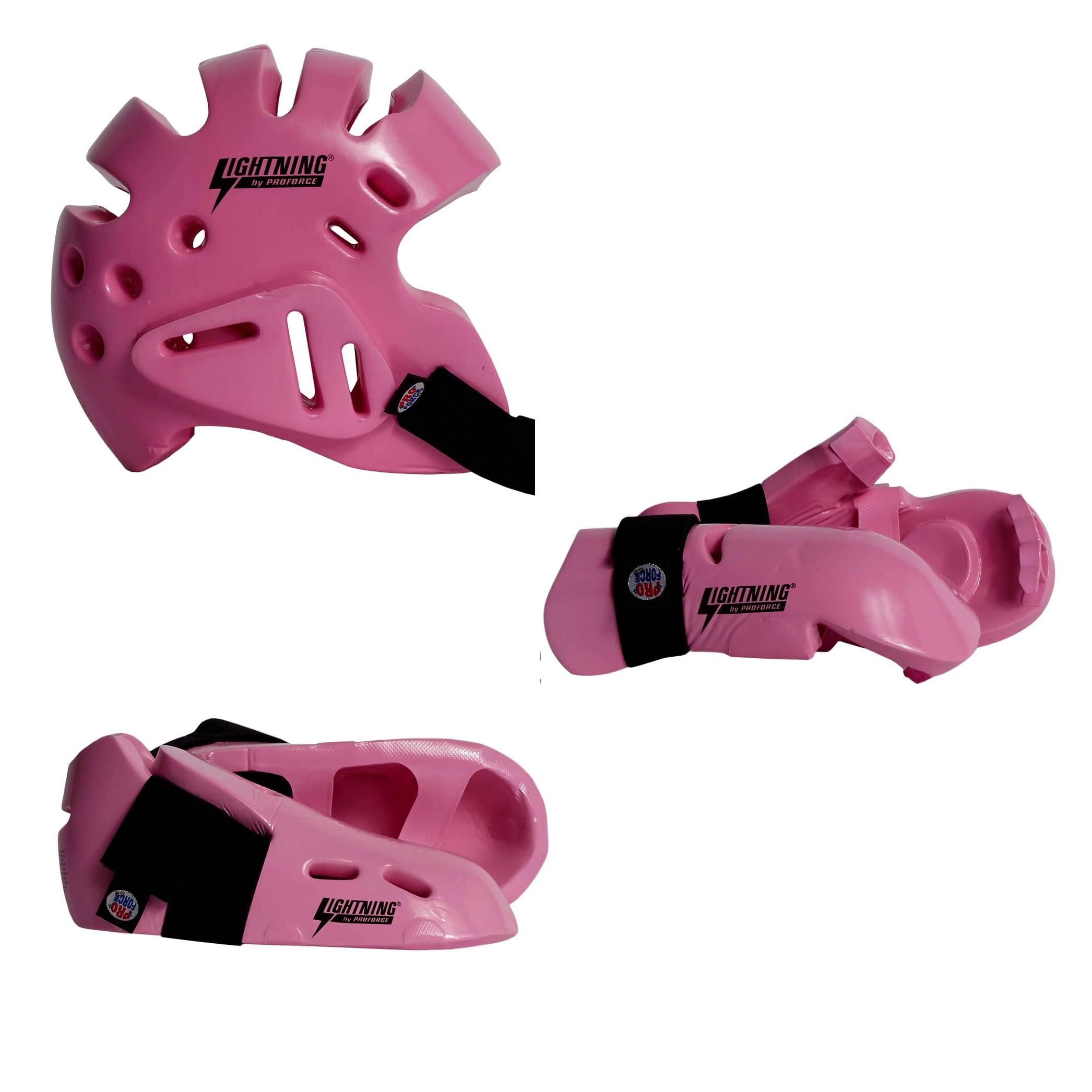 Proforce Lightning Martial Arts Protective Sparring Gear Set - Headgear, Boxing Gloves & Shin Guards for MMA, Kickboxing & Taekwondo Training - Perfect for Beginners & Professionals