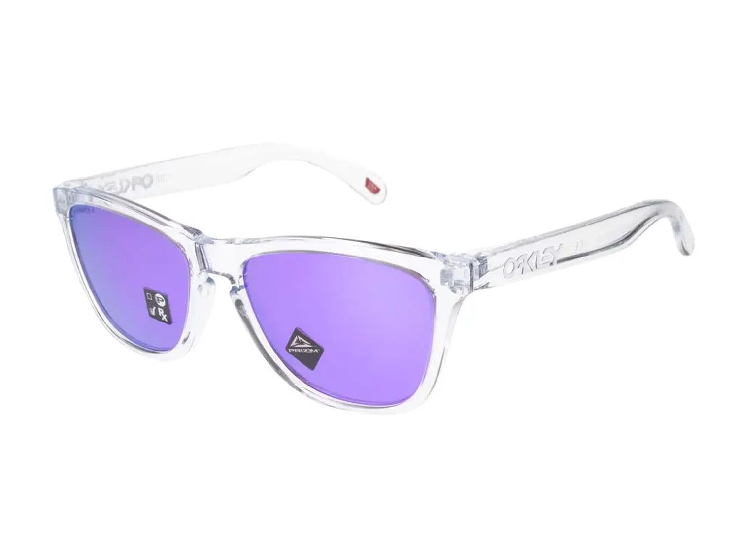 OAKLEY Frogskin Sunglasses - Lightweight & Durable Clear Lens UV Protection - Perfect for Running, Cycling & Outdoor Activities
