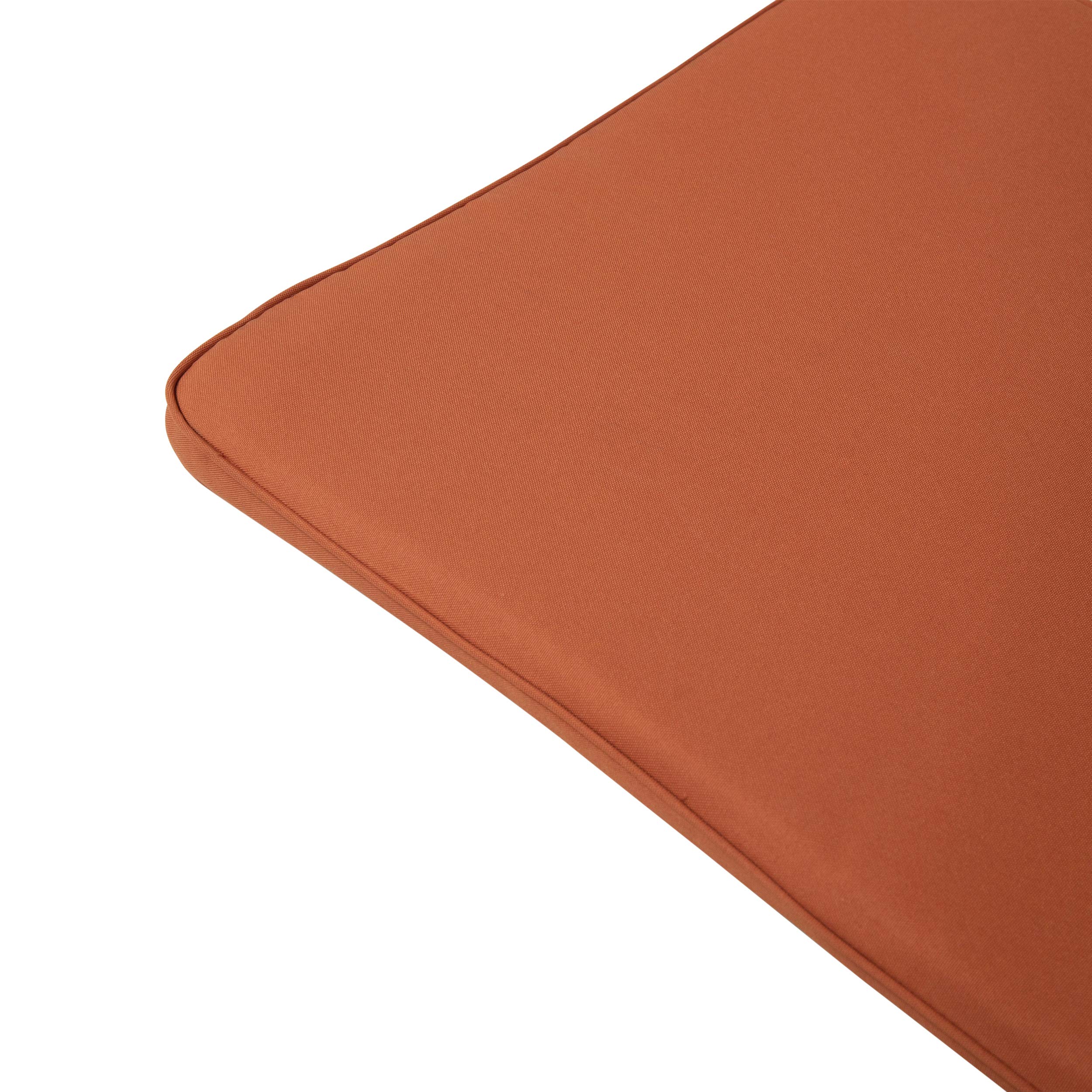Premium Outdoor Chaise Lounge Cushion Set of 2 - Waterproof, UV Resistant, Rust Orange - Perfect for Patio, Poolside & Garden Relaxation