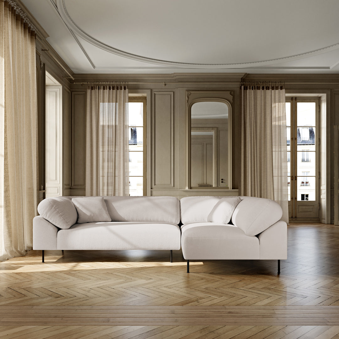 Modular Sectional Sofa with Pre-Configured Collar Design - Easy Setup for Living Room, Family Room & Home Theater Comfort