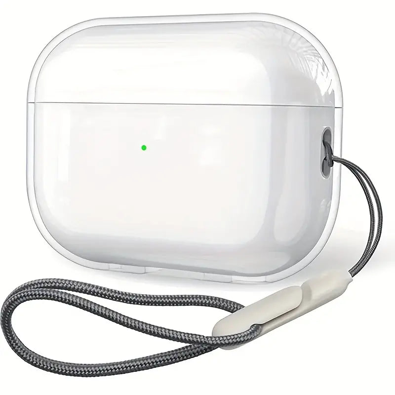 Premium Clear MagSafe Case for AirPods Pro 2nd Generation with Adjustable Lanyard - Protective Slim Fit Cover for Gym, Travel & Everyday Use
