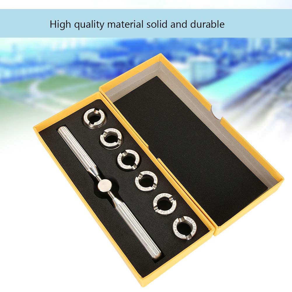Professional Watch Repair Tool Kit - 6 Dies Watch Back Case Cover Opener & Oyster Key Set for Watch Battery Replacement & Maintenance | Perfect for Watchmakers, Jewelers & DIY Watch Repair at Home
