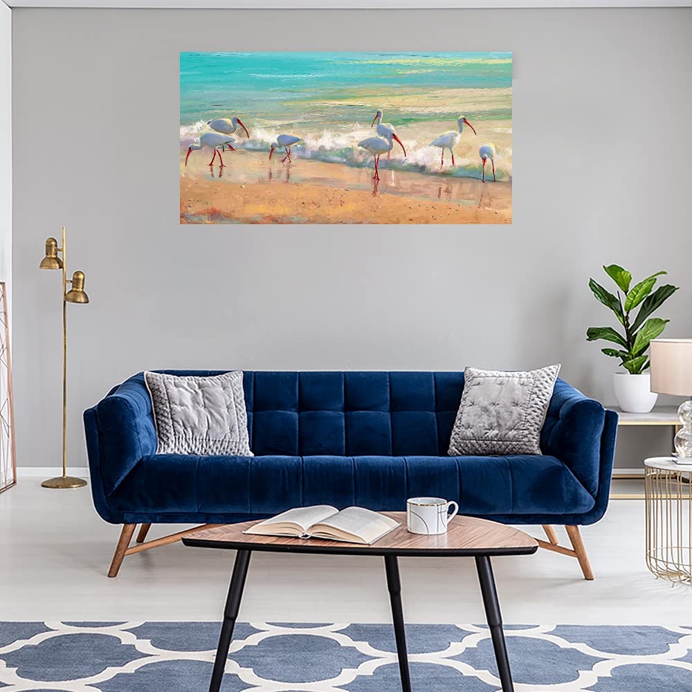 Seven in Heaven Fine Art Canvas Wall Decor by Artist Studio Arts - 56x29 Inches - Ready to Hang for Living Room, Bedroom, Bathroom, Kitchen, Office, Bar & Dining Room - Perfect for Home Decor, Gifts & Interior Design
