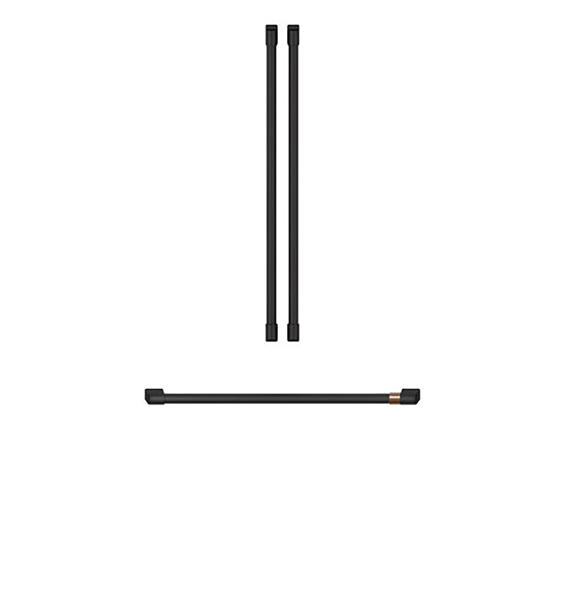 Custom Black Café Refrigeration Handle Kit CXMA3H3PNFB - Replacement Part for Refrigerator Repair & Maintenance