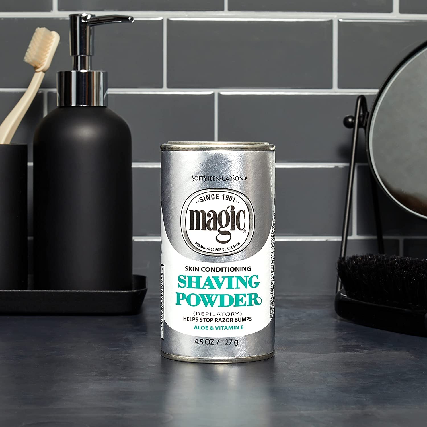Magic Skin Conditioning Shaving Powder for Men & Women - 4.5 oz (Pack of 12) - Natural Hair Removal for Smooth Skin - Perfect for Travel, Gym & Sensitive Skin Care