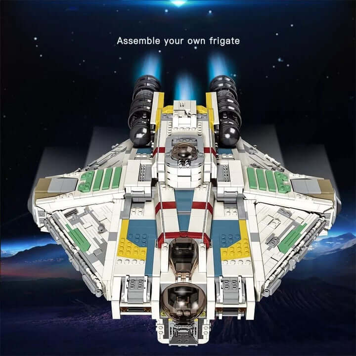 Super 18K K110 Ghost VCX 100 Light Freighter Model - Premium Collectible Starship for Sci-Fi Fans & Space Enthusiasts | Perfect for Display, Gifts & Role-Playing Games