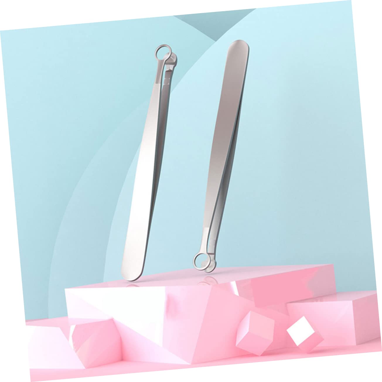 Beavorty Stainless Steel Nose Hair Trimmer & Ingrown Hair Remover Set - Facial Hair Grooming Tool, Eyebrow Tweezers & Portable Personal Care Kit for Men | Perfect for Travel, Home Use & Daily Grooming Routine