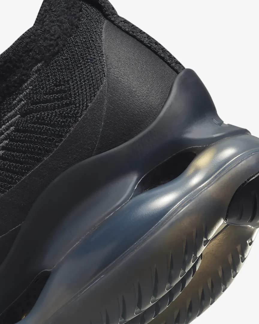 Nike Air Max Scorpion Flyknit DJ4701 003 Triple Black Men's Running Shoes Size 11 - Lightweight Cushioned Sneakers for Jogging, Gym Workouts & Casual Wear