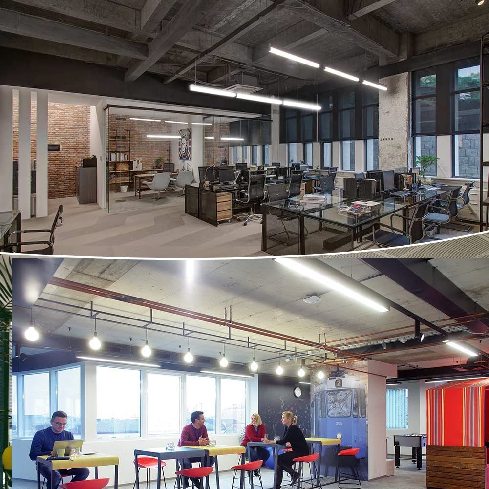 JESLED T8 LED Tube Light 3FT 18W (45W Equivalent) - 2520LM 6000K Daylight - Plug and Play or Ballast Bypass - 36 Inch F30T12 Fluorescent Replacement - Dual Ended Lighting Tube (4-Pack) - Perfect for Offices, Warehouses, Garages and Retail Stores