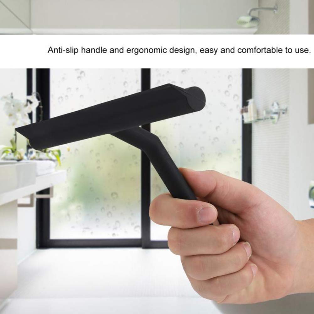 Premium Silicone Shower Squeegee for Bathroom, Kitchen, Car & Glass - Streak-Free Cleaning Tool for Showers, Windows, Mirrors & Tiles - Perfect for Daily Home & Auto Care
