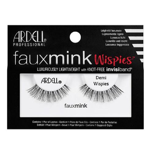 Ardell Faux Mink Demi Wispies False Eyelashes - Natural Looking Fluffy Lashes for Everyday Wear & Special Occasions