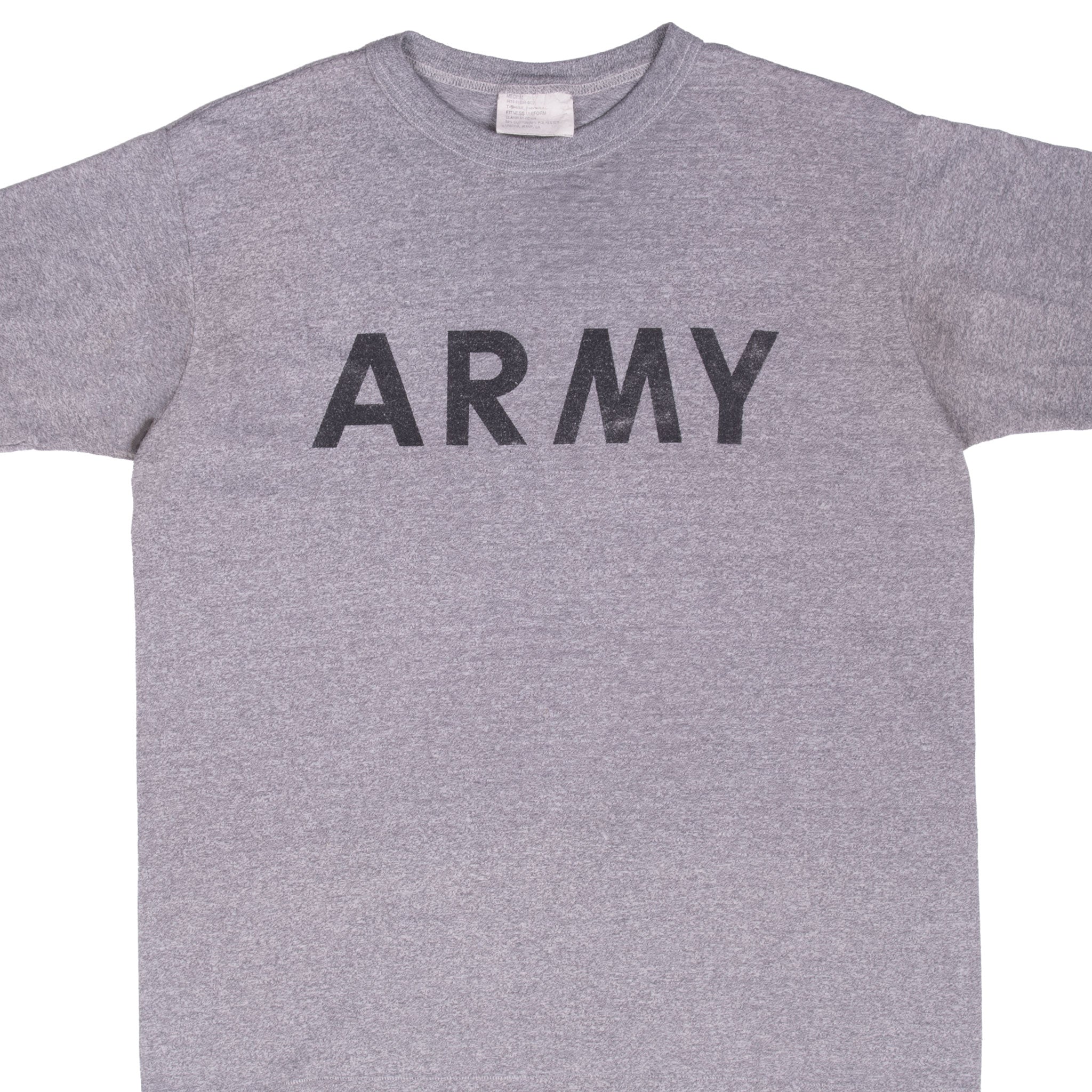 Vintage US Army Physical Training T-Shirt 1991 - Medium Size - 100% Cotton - Made in USA - Military Workout & Casual Wear