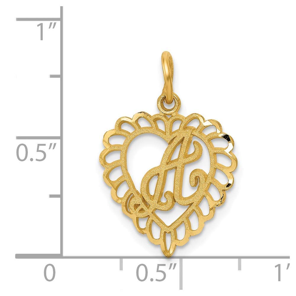 14k Yellow Gold Initial 