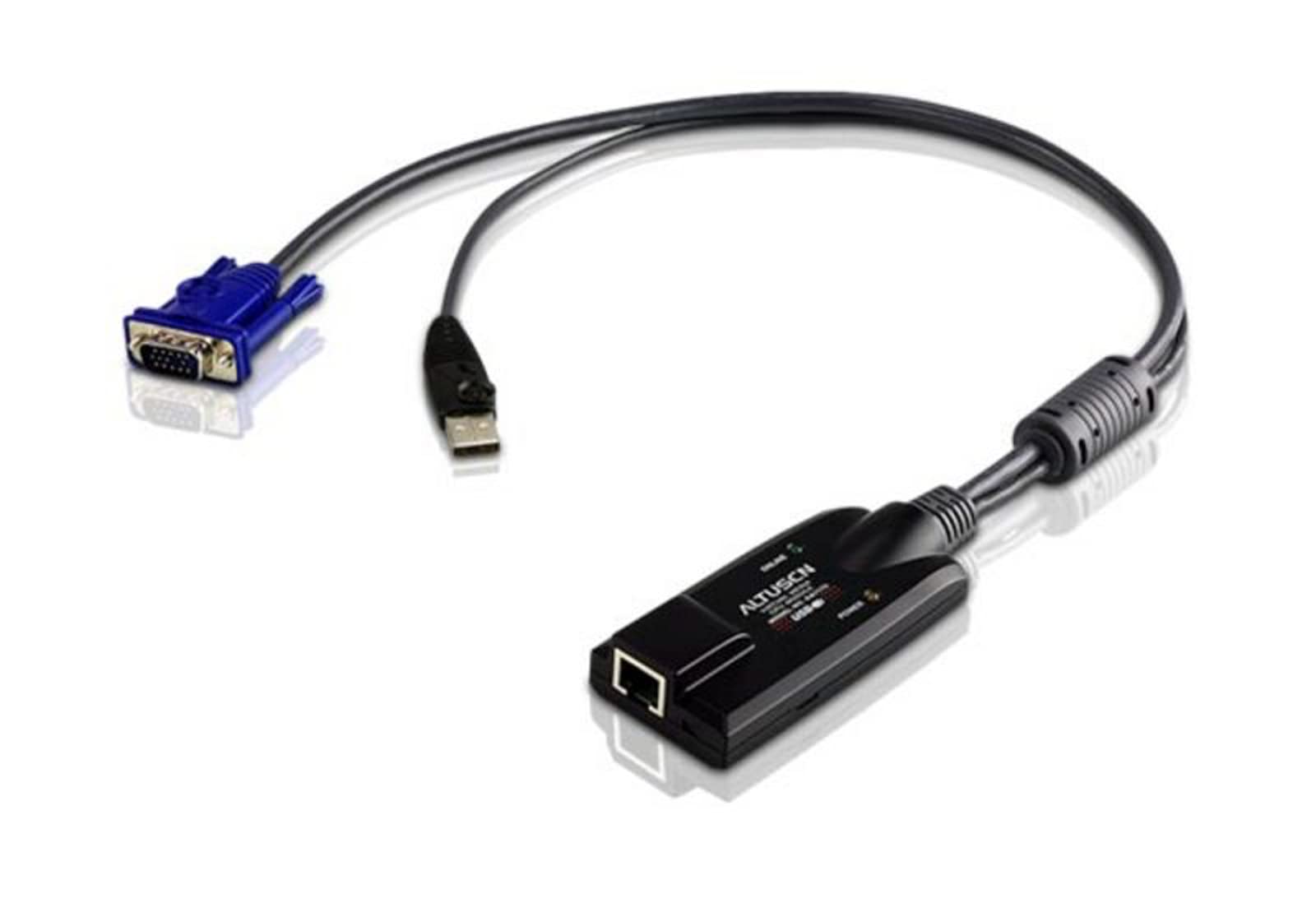 ATEN KA7175 USB Virtual Media KVM Adapter Cable - Secure Remote Server Management for IT Professionals & Data Centers | Perfect for Multi-Computer Control & Virtual Media Access