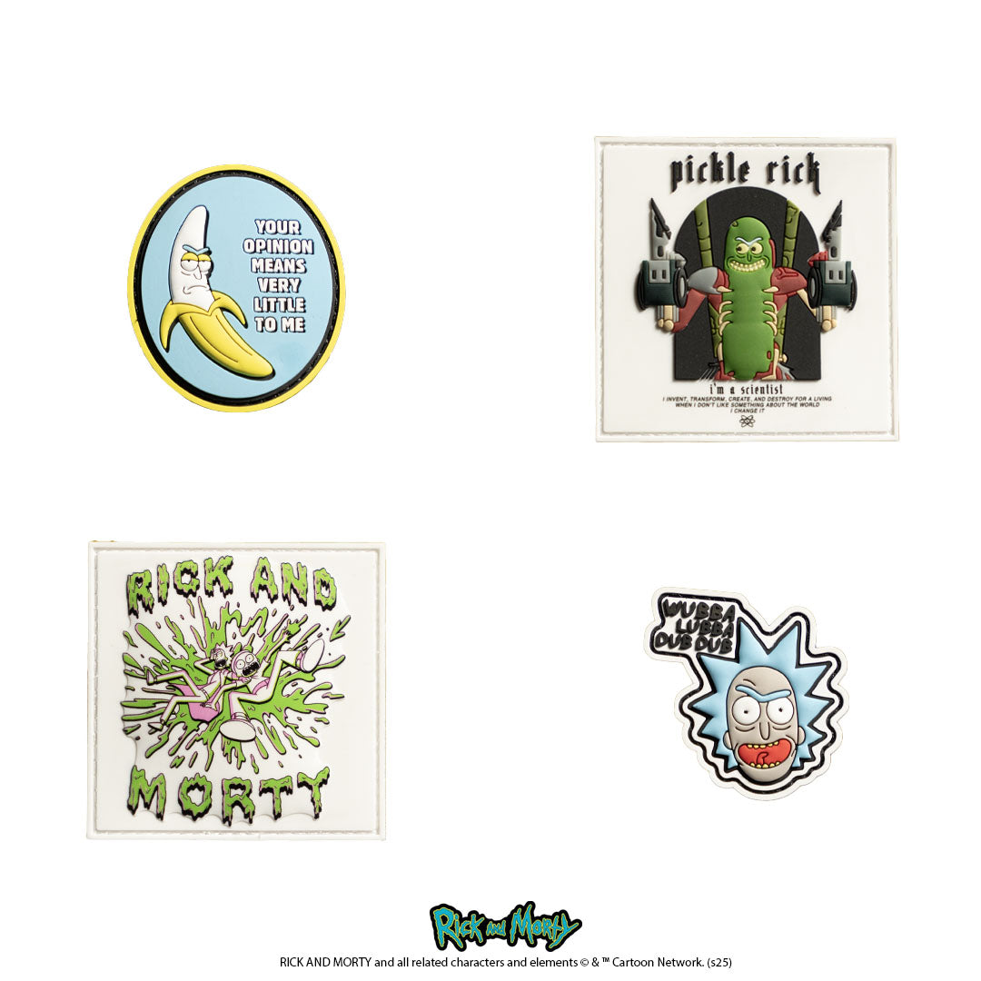 Rick and Morty Embroidered Patch Bundle #1 - Cartoon Iron-On Patches for Jackets, Backpacks & DIY Crafts | Perfect for Fans & Cosplay