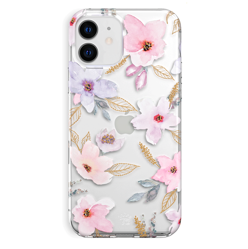 Magnolia Floral iPhone Case - Elegant Flower Design Protective Cover for iPhone 12/13/14/15 Pro Max - Perfect for Spring Outfits & Nature Lovers