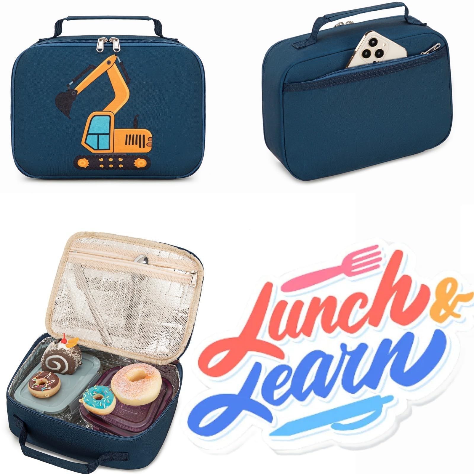 LOIDOU Kids Backpack for Boys & Girls - Durable Preschool & Kindergarten School Bag with Lunch Box Set - Perfect for School, Travel & Daily Use