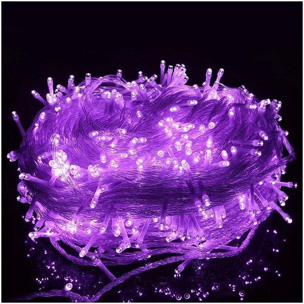 Waterproof 800 LED Purple Fairy String Lights - 100m Outdoor Garden Patio Christmas Lights for Courtyard, Terrace, and Indoor Decor | Perfect for Weddings, Parties, and Holiday Decorations