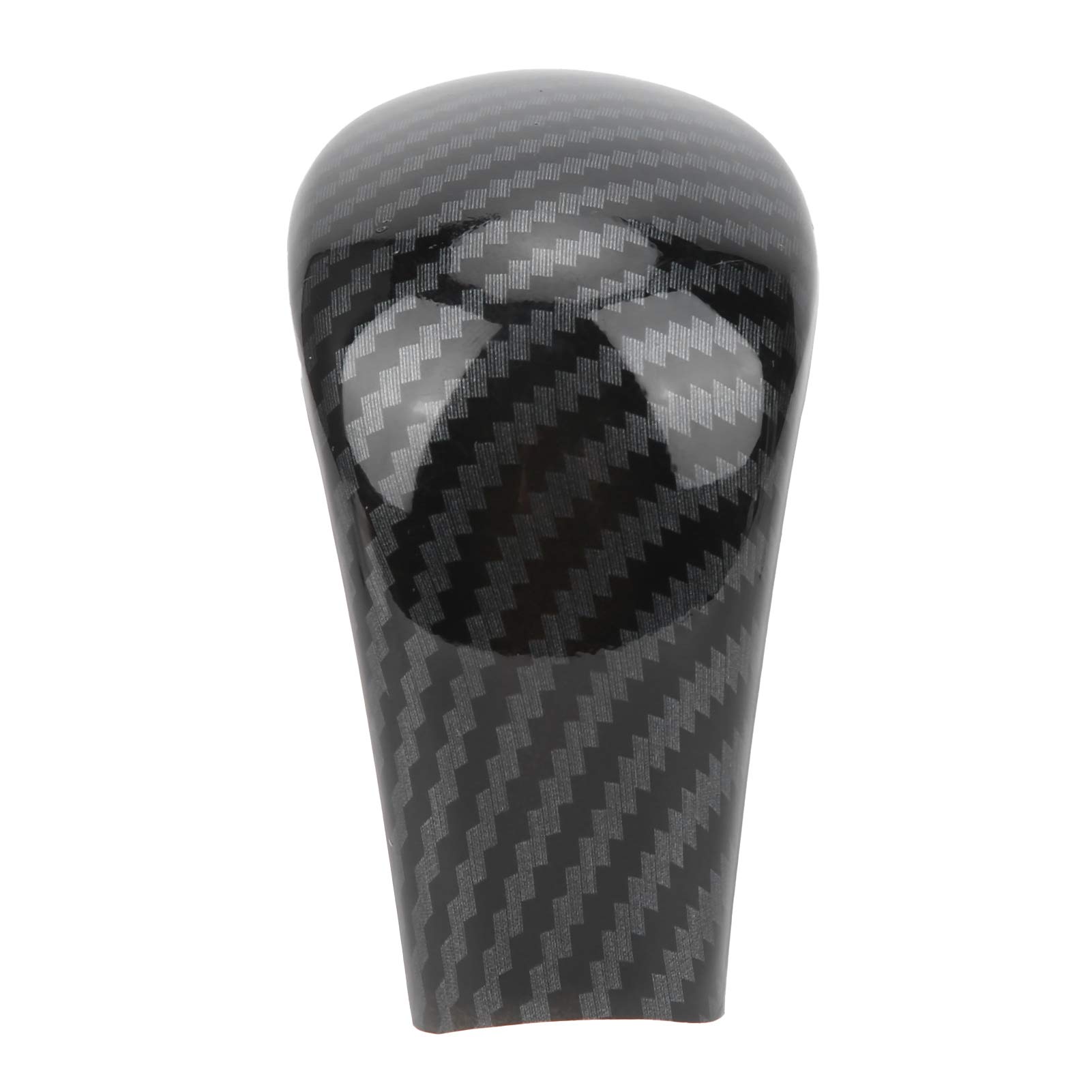 Carbon Fiber Gear Shift Knob for Nissan Navara Frontier NP300 2015-2019 - Replacement Transmission Shifter Cover with Sticker | Upgrade Interior & Enhance Driving Experience