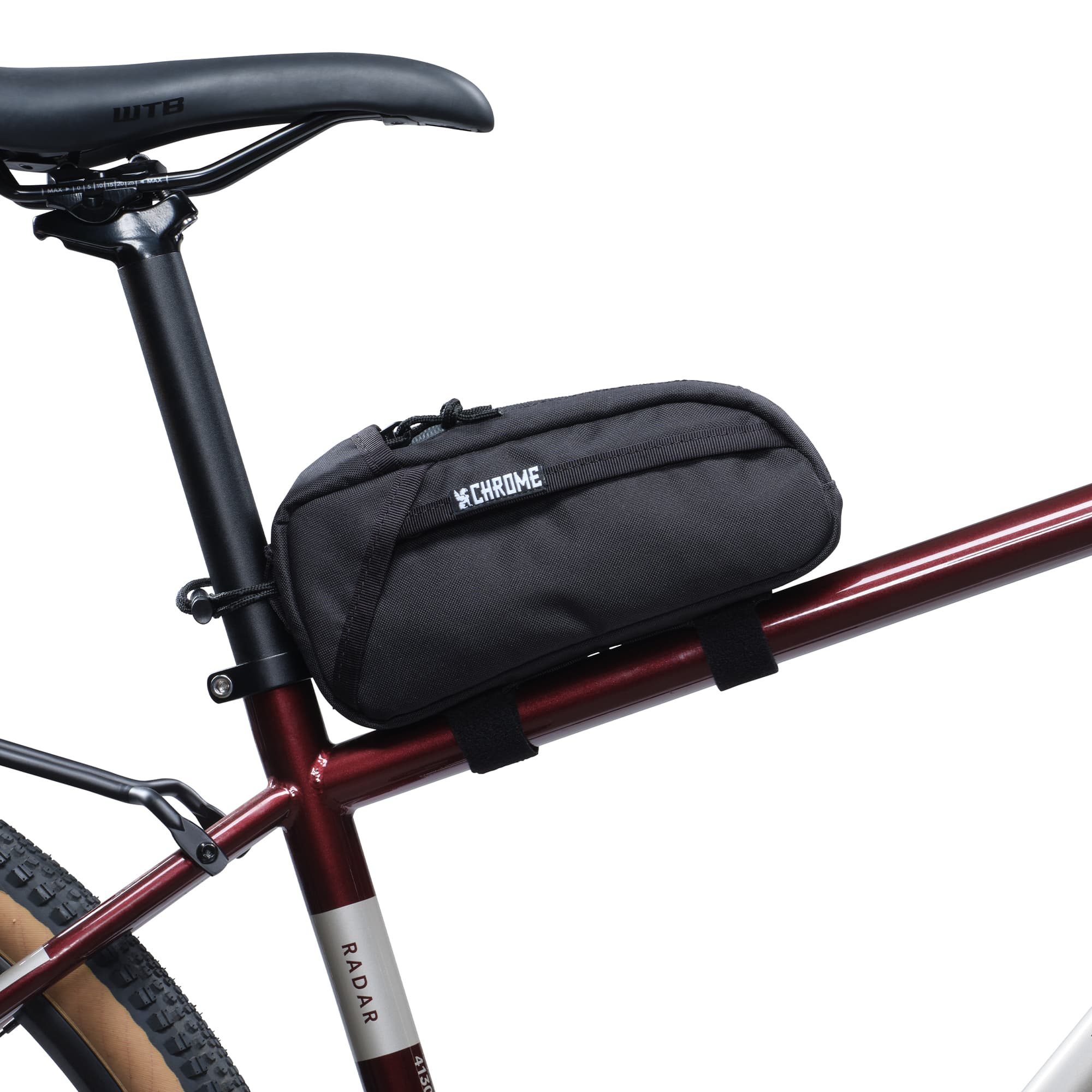 Holman Bike Top Tube Bag - Waterproof Cycling Storage for Phone, Keys & Essentials - Perfect for Mountain Biking & Commuting