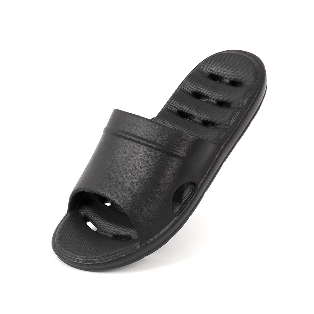 Luffymomo Women's Non-Slip Shower Sandals with Drainage Holes - Comfortable Bathroom Slippers for Wet Floors, Spa, Pool & Gym Use