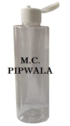 M.C. PIPWALA 200ml Empty Clear Plastic Bottles - Leak Proof Squeeze Containers for Cosmetics, Travel, Toiletries, DIY & Essential Oils (Pack of 6) - Perfect for Salon, Home, Gym & On-the-Go Use