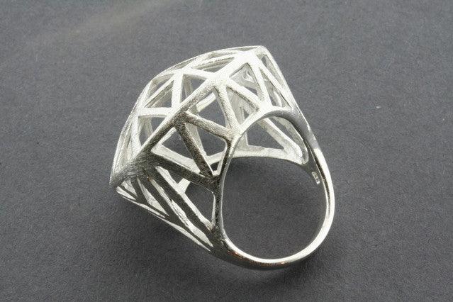 Sterling Silver Architect Signet Ring for Men - Elegant & Durable Jewelry Gift for Engineers, Designers & Graduates - Perfect for Professional Wear & Special Occasions