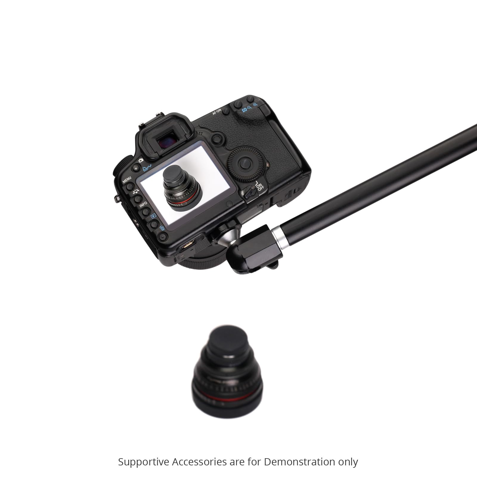 PROAIM Overhead Camera Boom Pole for Photography & Videography - 23 to 40 Inch Adjustable Telescopic Arm with Ball Head & Tripod Adapter - Perfect for Tabletop Product Shots, Food Photography, and YouTube Videos (P-OHBP-01)