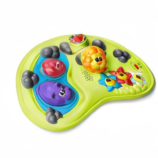 Chicco Walky Talky Baby Walker for Toddlers - Lightweight & Safe Learning Walker with Interactive Toys, Grey/Green | Perfect for First Steps & Indoor Playtime