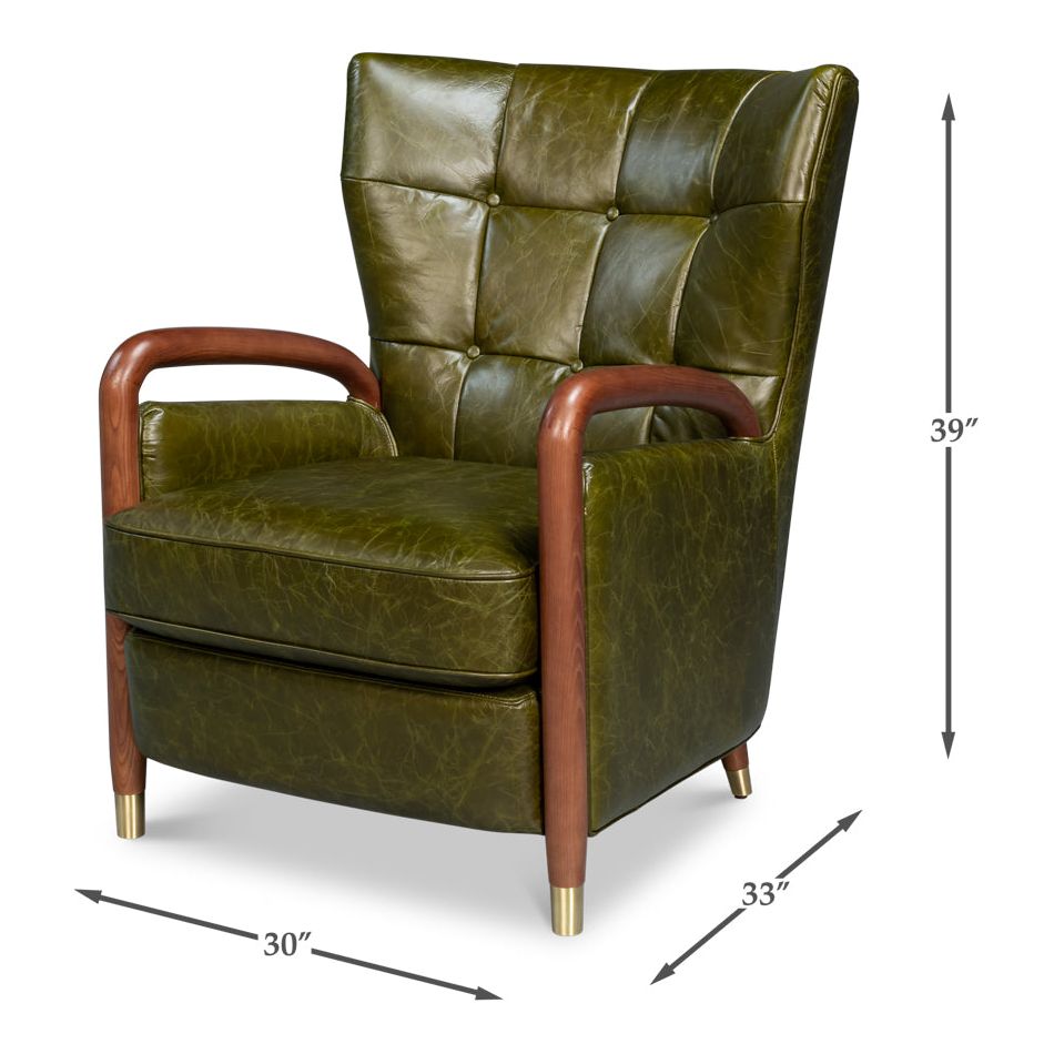 Alastair Chair - Modern Comfortable Accent Chair for Living Room, Bedroom & Office - Perfect for Relaxing, Reading & Decorating Your Home