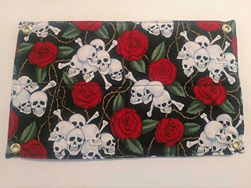 Skulls, Roses and Black Rectangle