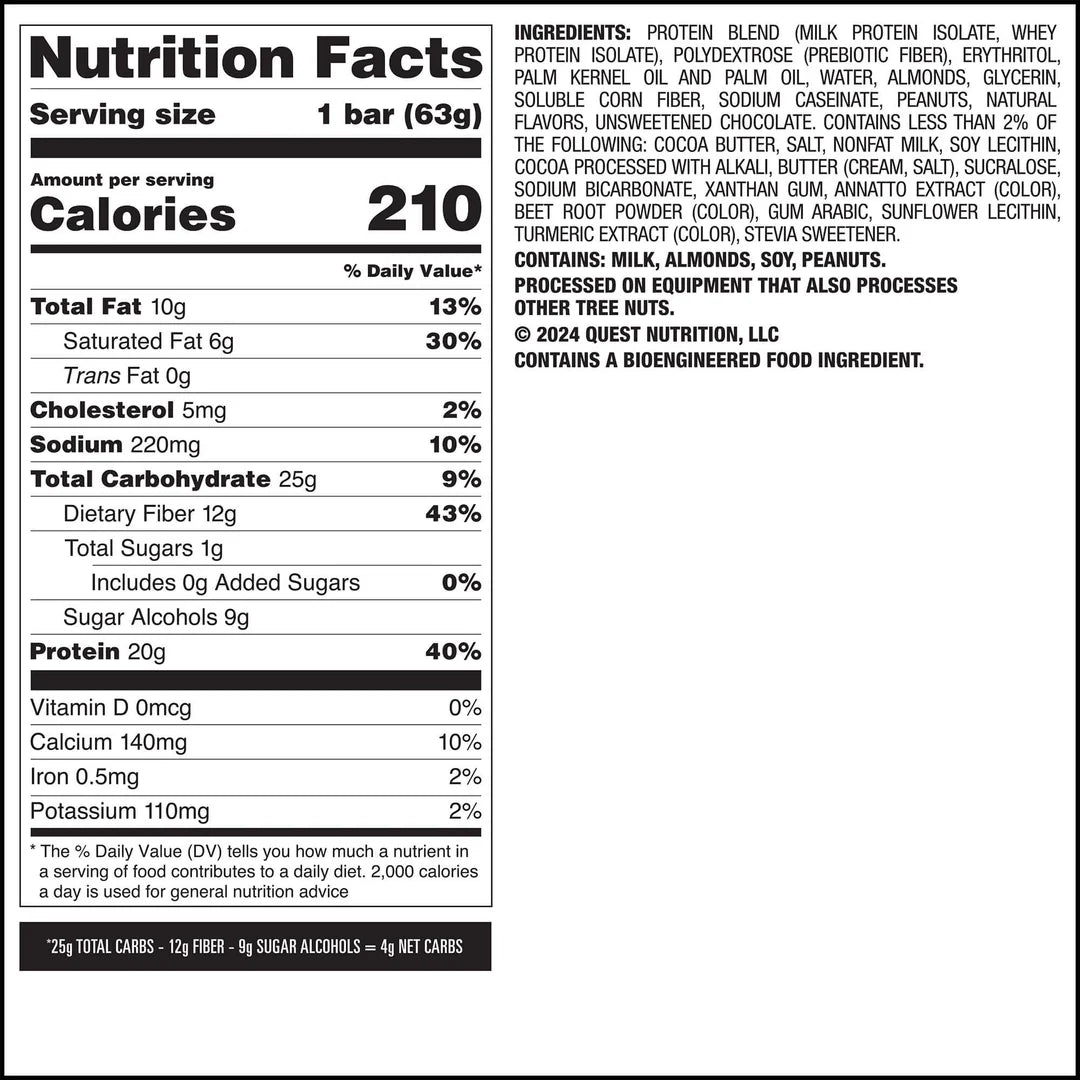 Quest Overload Protein Bars 12 Pack - High Protein Snack for Weight Loss & Muscle Recovery - Perfect for Gym, Hiking & On-the-Go Nutrition