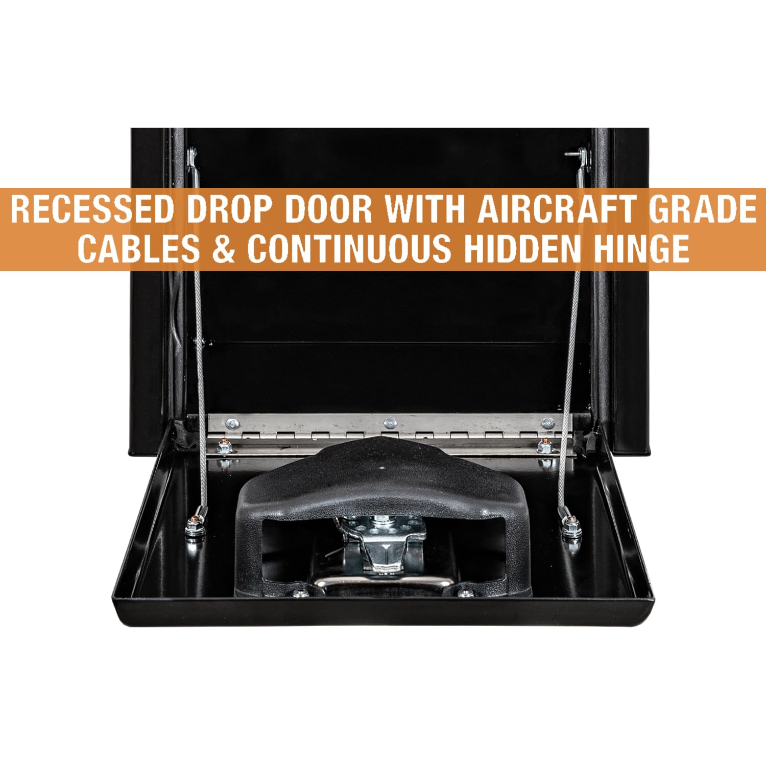 Buyers Products 1703310 Black Steel Underbody Truck Tool Box with Lockable T-Handle Latch - 15x10x15 Inch - Made in USA - Durable Pickup Truck Storage for Tools & Equipment - Perfect for Off-Roading, Construction & Work Sites